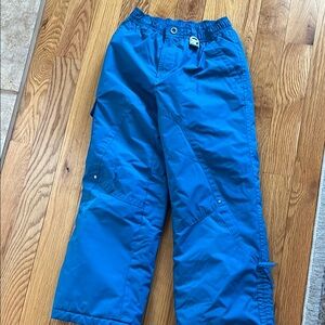 Bright Blue Casual Bottoms with Water Resistant Fabric and Relaxed Fit